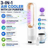 Luftkühler | Mit UV-Reiniger, 3-in-1 | Leise, energieeffizient