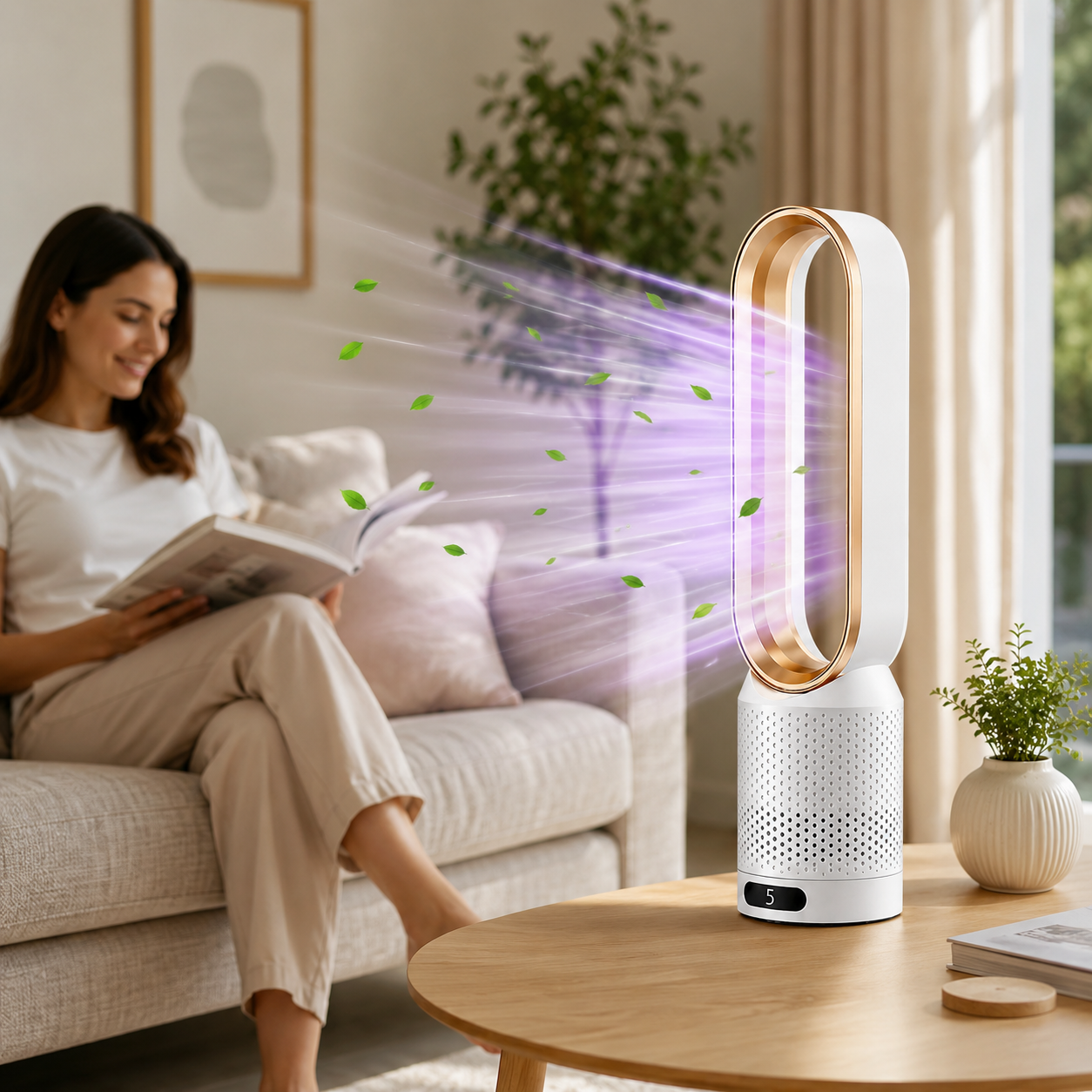 Ilmajäähdytin | UV-puhdistimella, 3-in-1 | Hiljainen, energiatehokas