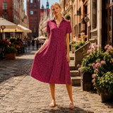 Sommerkjole til kvinder, boheme, viskose