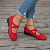 Damen geschlossene Keil-Ballerinas | bequeme Passform für den Alltag