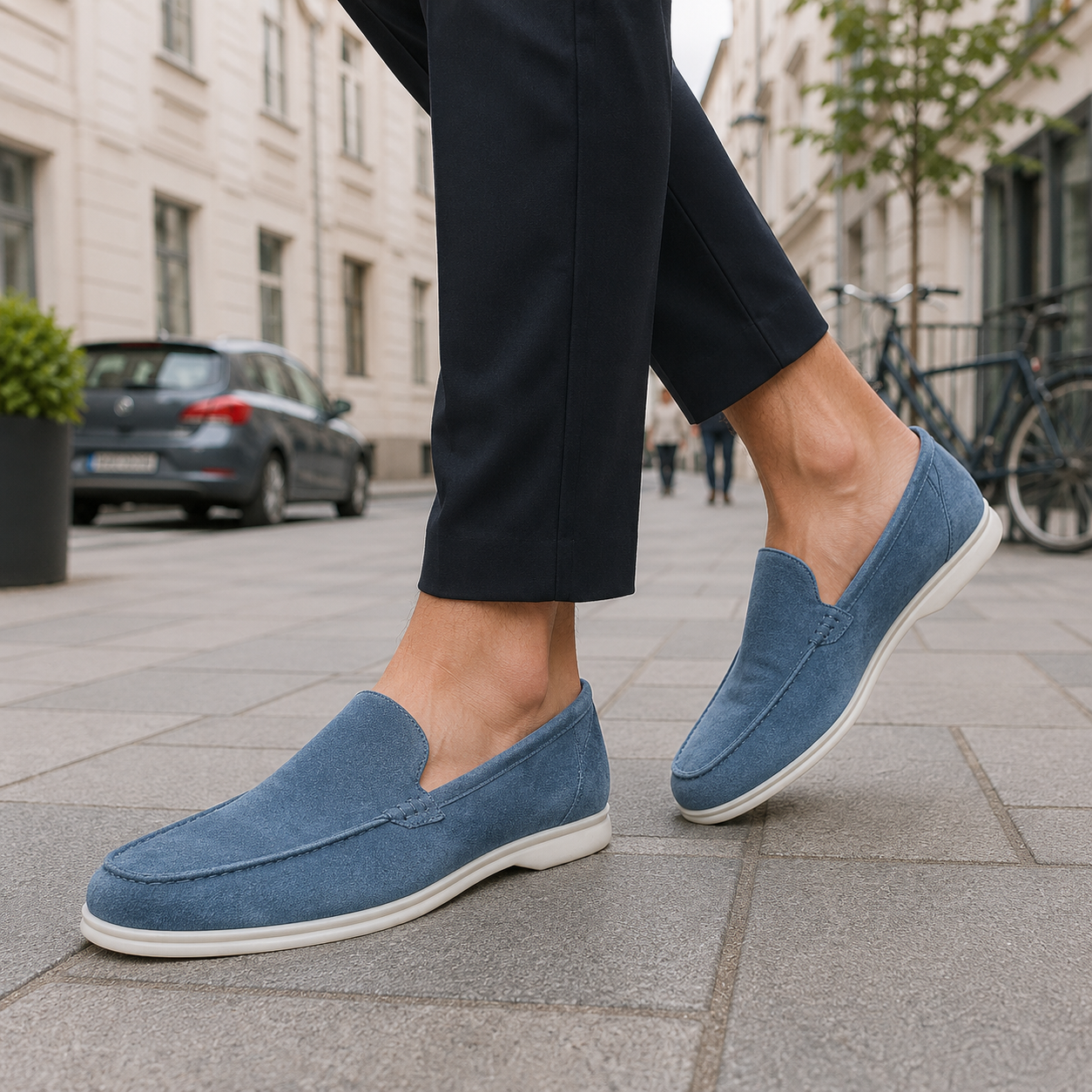 男性用ローファー レザー クラシック Carlotta