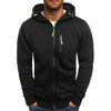 Miesten hoodie | Vetoketjulla, rentoileva istuvuus | Harmaa