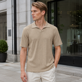 Men's Turtleneck Shirt | White, Short Sleeve | Minimalist