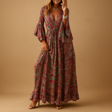 Elise - Pitkä boho-mekko - Tyylikäs ja naisellinen-Mekot-EmiyoSuomi