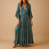 Elise - Pitkä boho-mekko - Tyylikäs ja naisellinen-Mekot-EmiyoSuomi