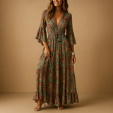 Elise - Pitkä boho-mekko - Tyylikäs ja naisellinen-Mekot-EmiyoSuomi