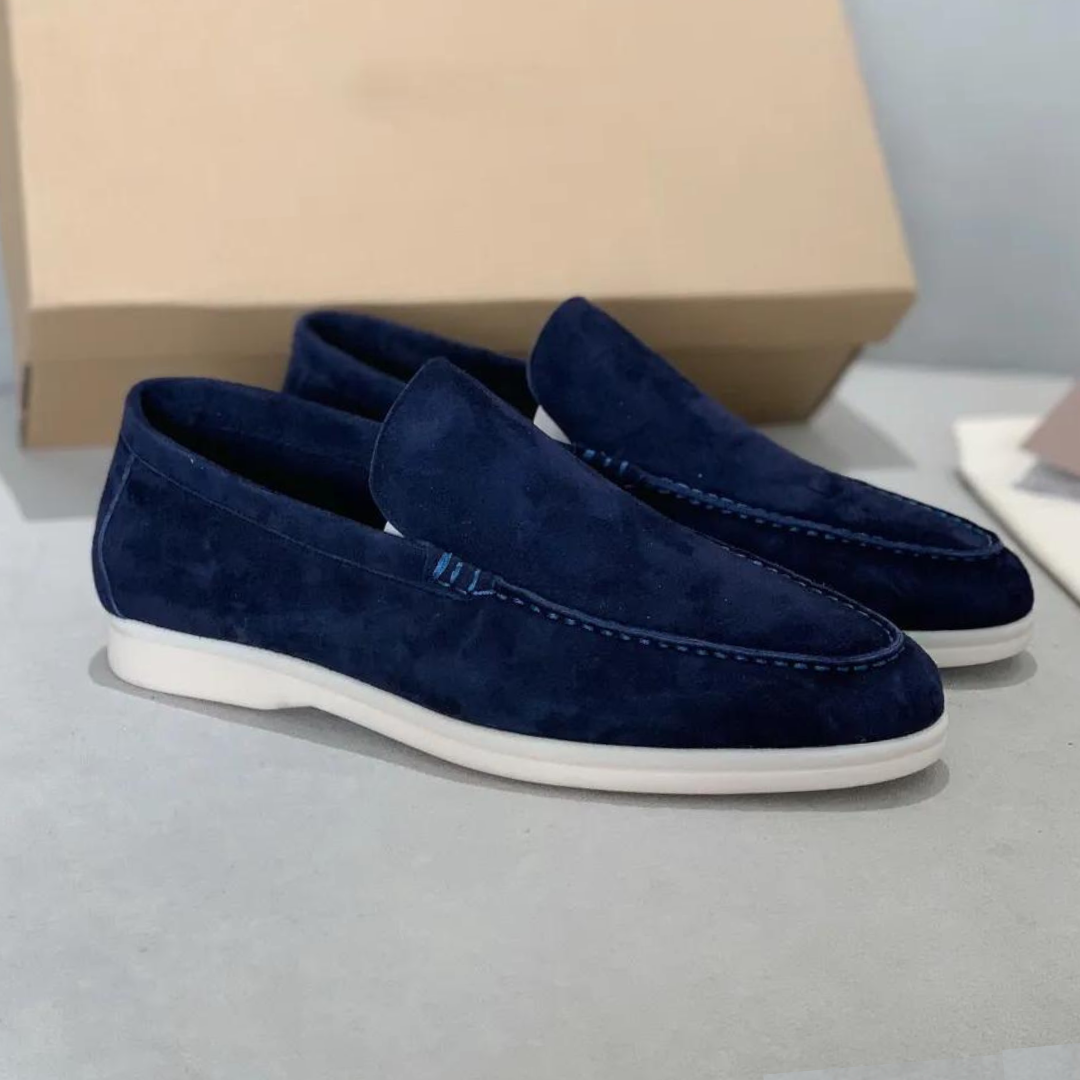 Miesten nahkalohkareita mokkasiini slip-on ergonominen