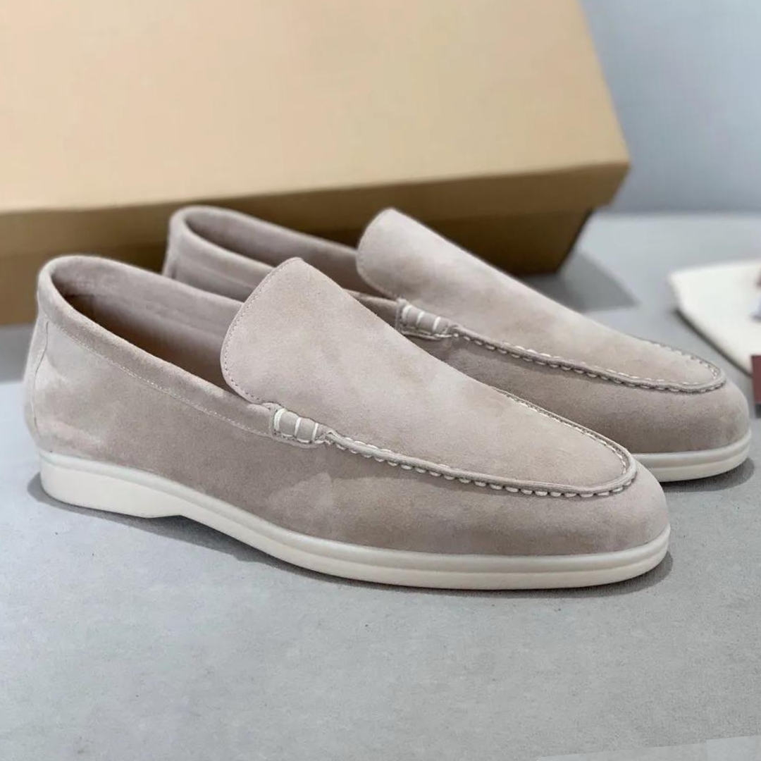 Miesten nahkalohkareita mokkasiini slip-on ergonominen