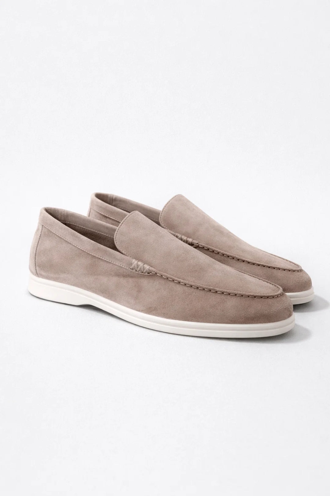 Miesten nahkaiset slip-on kengät, kevyet rennot loaferit