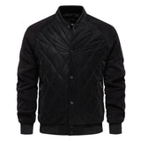 Miesten Bomber-takki | Quilted Varsity Nappisulkija