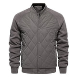 Miesten Bomber-takki | Quilted Varsity Nappisulkija
