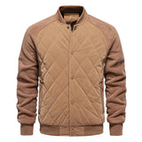 Miesten Bomber-takki | Quilted Varsity Nappisulkija
