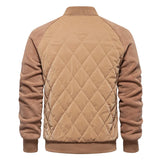 Miesten Bomber-takki | Quilted Varsity Nappisulkija