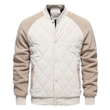 Miesten Bomber-takki | Quilted Varsity Nappisulkija