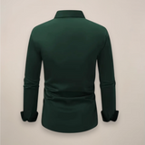 Miesten slim fit paita napillinen, työ ja arkikäyttö