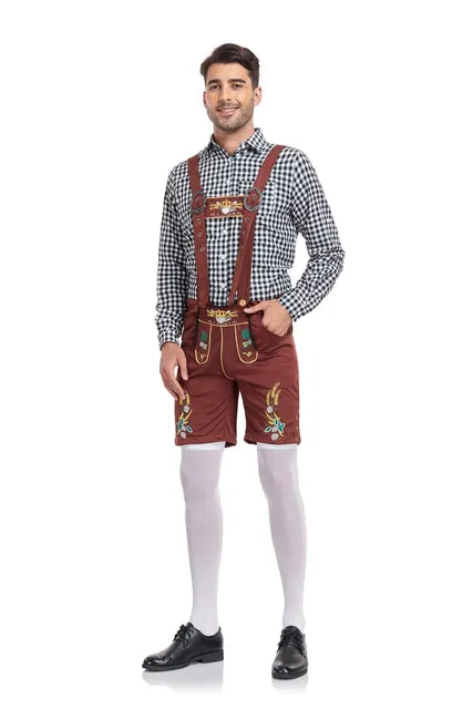 Herre Traditionel Jakke - Kvalitetsmaterialer - Traditionelt Bayersk Design - Fest