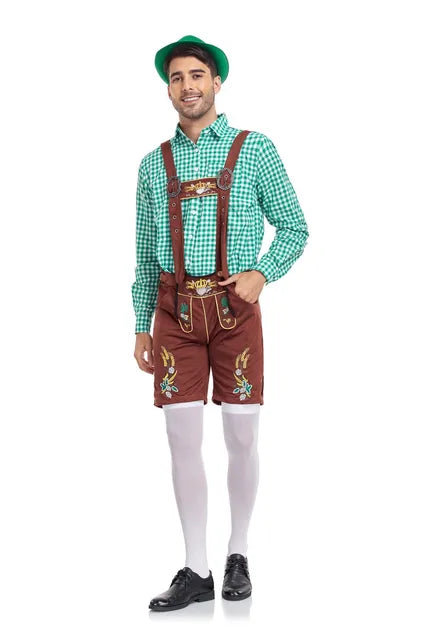 Herre Traditionel Jakke - Kvalitetsmaterialer - Traditionelt Bayersk Design - Fest