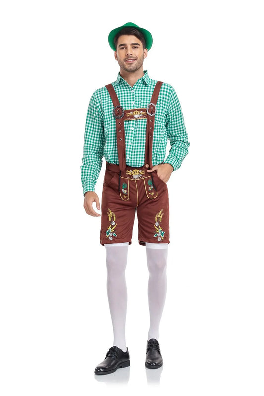 Herre Traditionel Jakke - Kvalitetsmaterialer - Traditionelt Bayersk Design - Fest