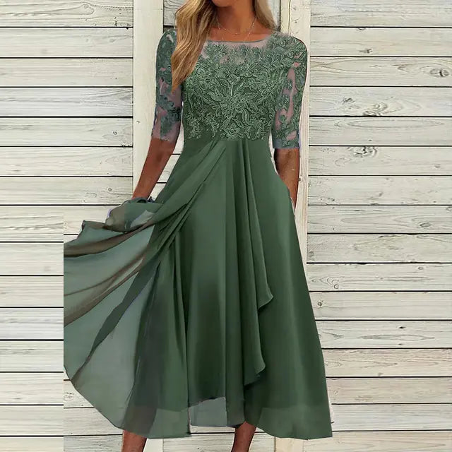 SHARA Kesätyyli Elegantti Mekko vivano-warszawa