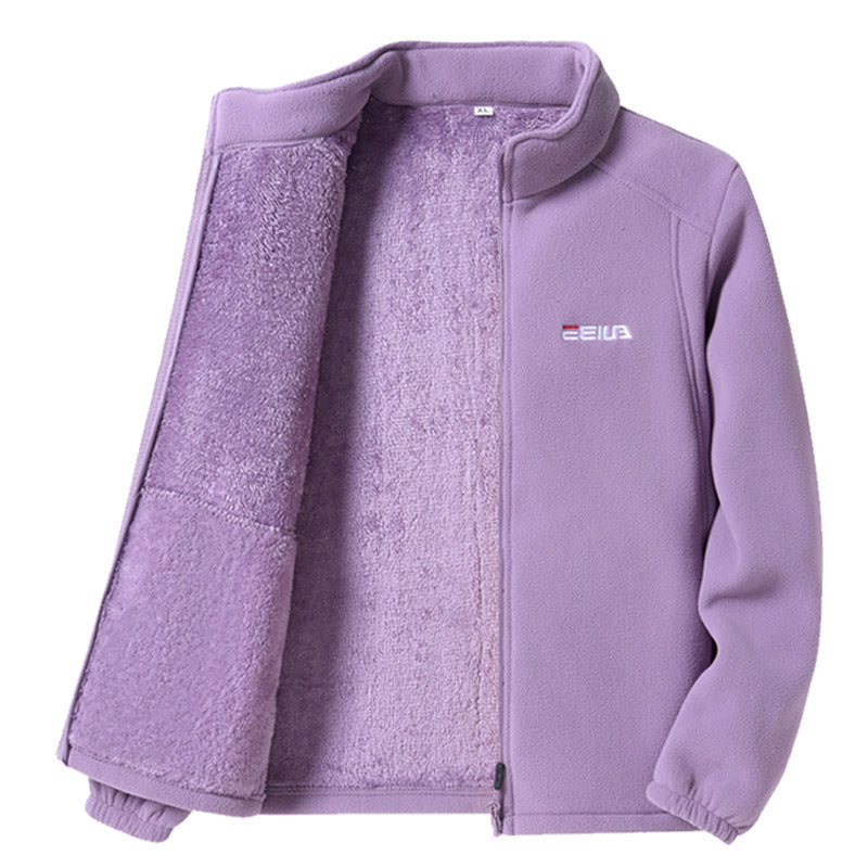 Naisten Fleece-takki | Lämpö, Pehmeä, Kevät-Syksy