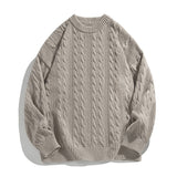 Miesten Neulepaita | Kaapeli Kudos Crewneck | Lämmin