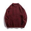 Miesten Neulepaita | Kaapeli Kudos Crewneck | Lämmin