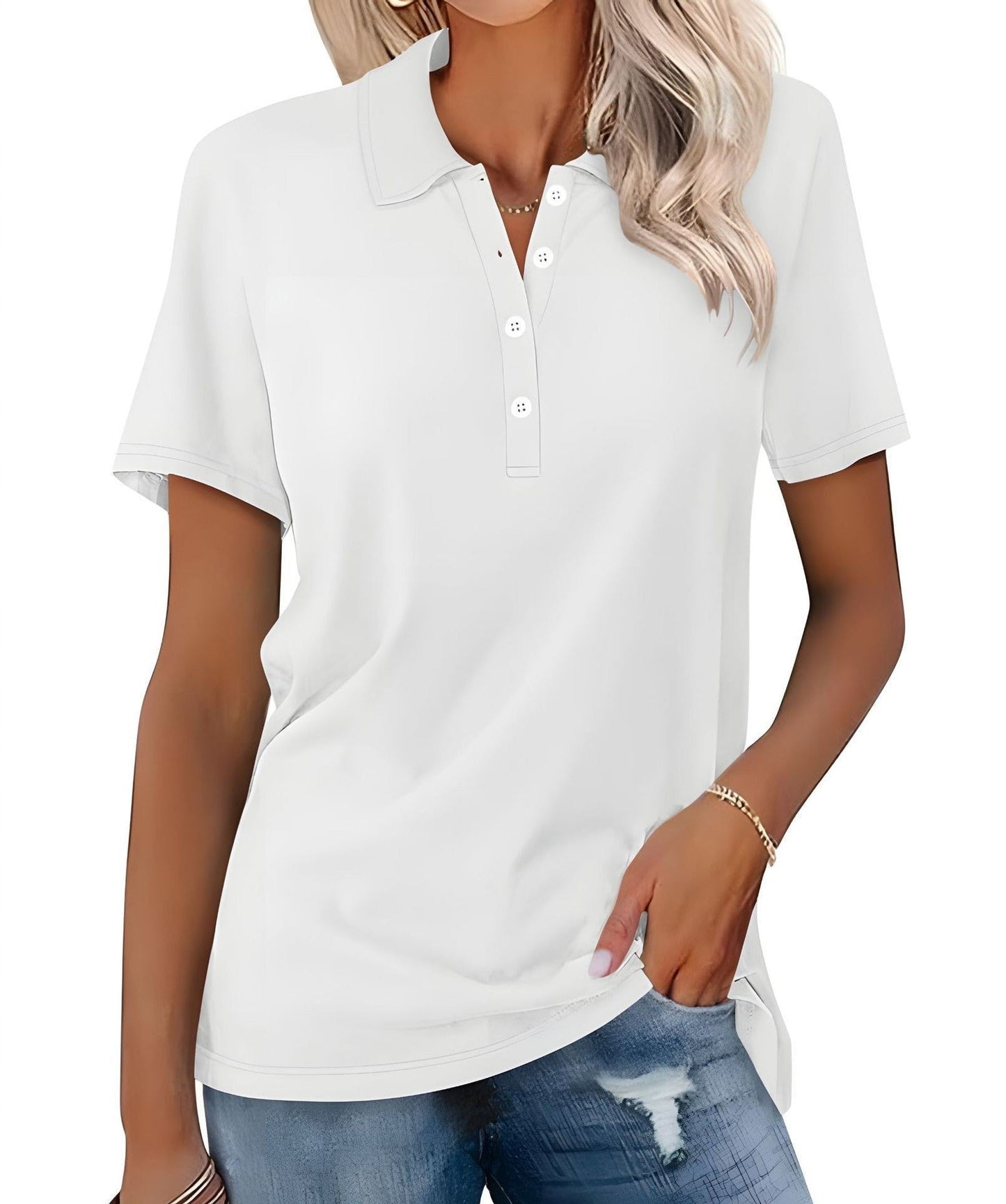 Polo Coton Luxe Naisille - Ajaton - Hengittävä-Kesäasut-EmiyoSuomi