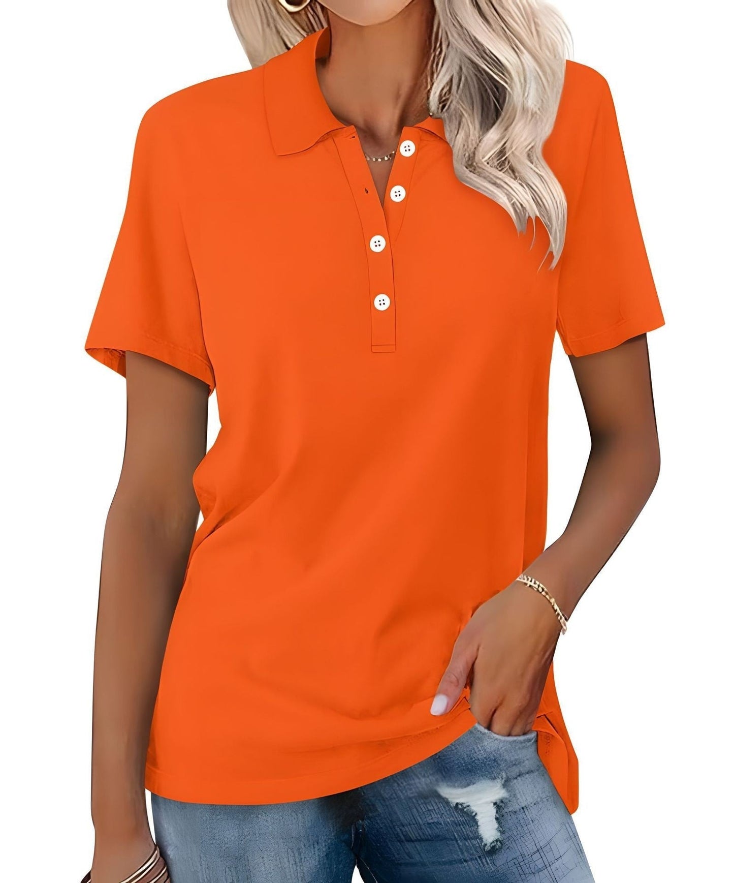 Polo Coton Luxe Naisille - Ajaton - Hengittävä-Kesäasut-EmiyoSuomi