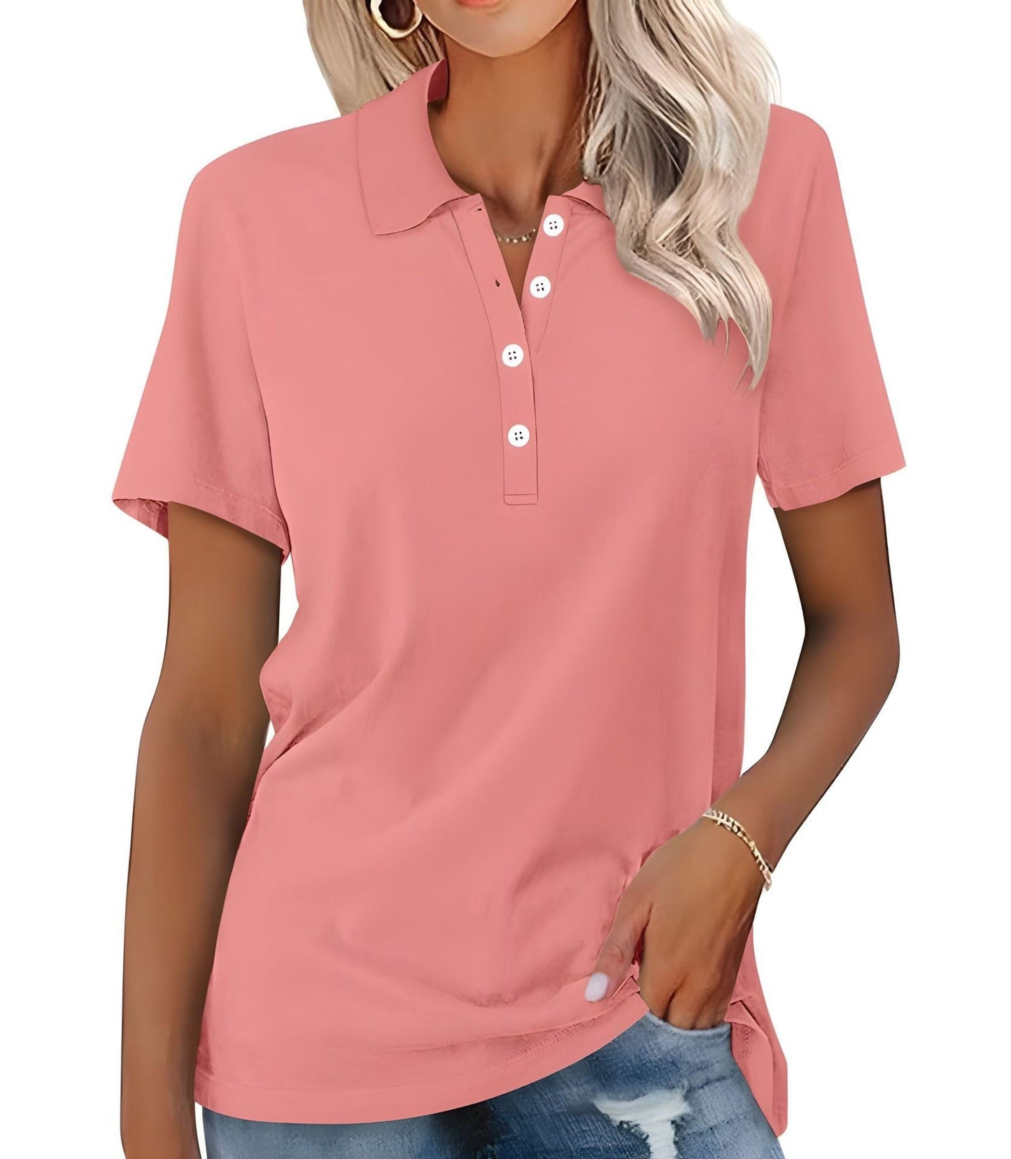 Polo Coton Luxe Naisille - Ajaton - Hengittävä-Kesäasut-EmiyoSuomi