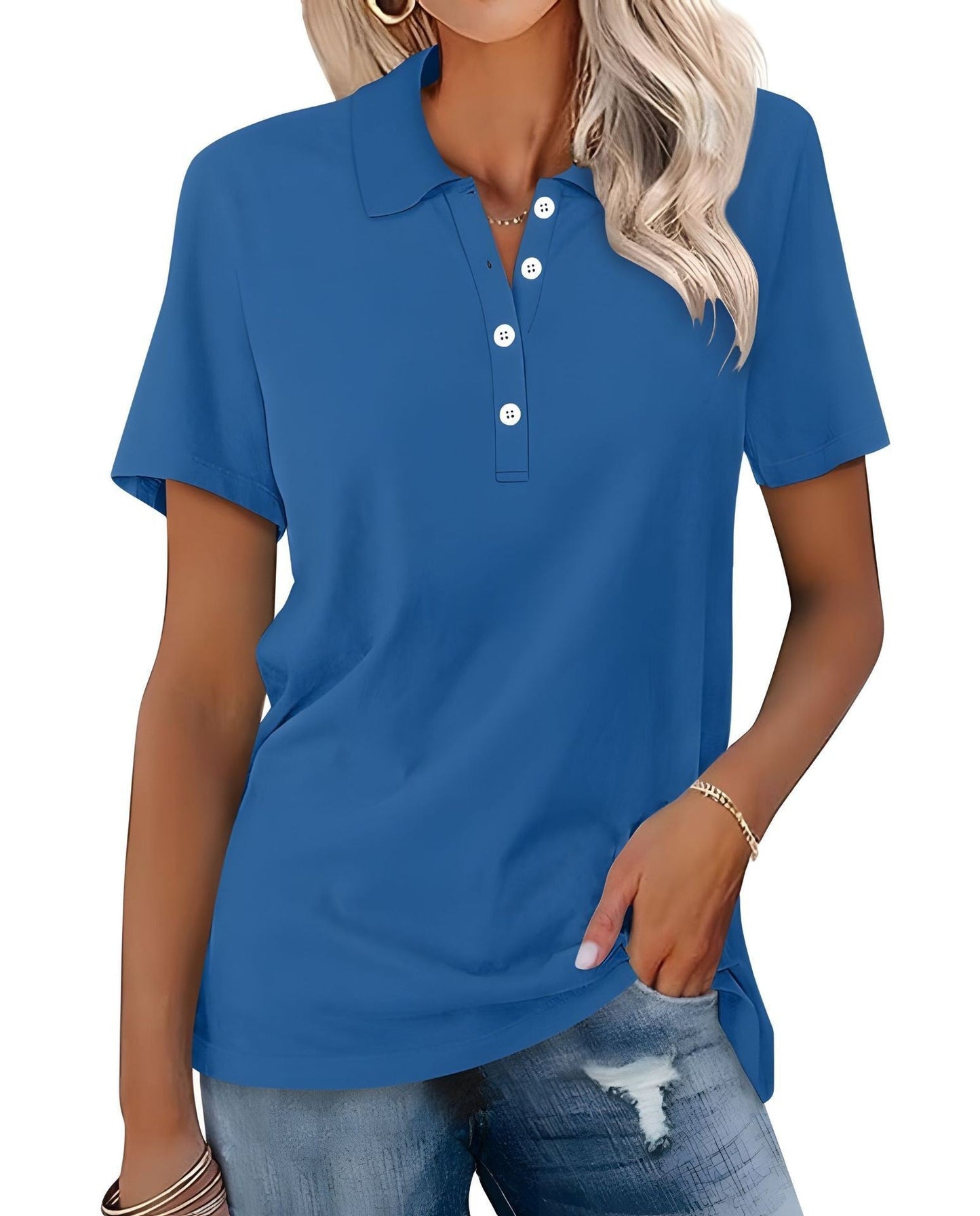 Polo Coton Luxe Naisille - Ajaton - Hengittävä-Kesäasut-EmiyoSuomi