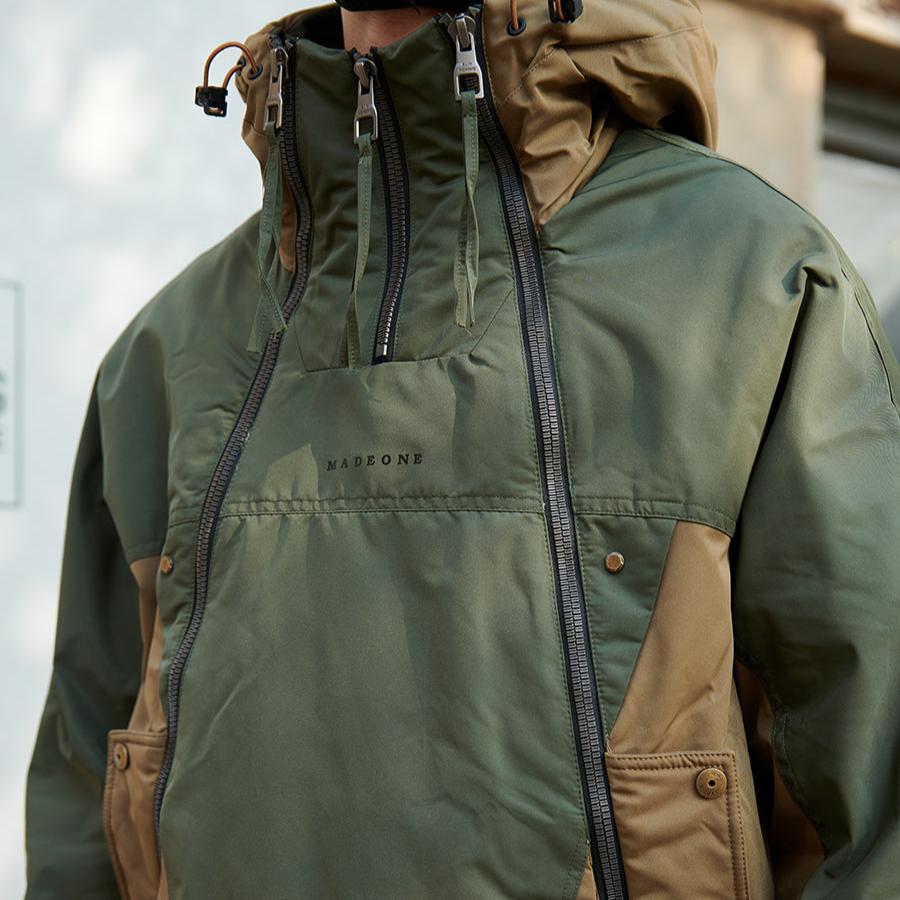 Sateentakki Techwear | Värikäs, Vedenpitävä