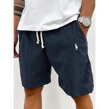 Men's Casual Shorts | Corduroy Fabric, Elastic Waist | Relaxed Fit