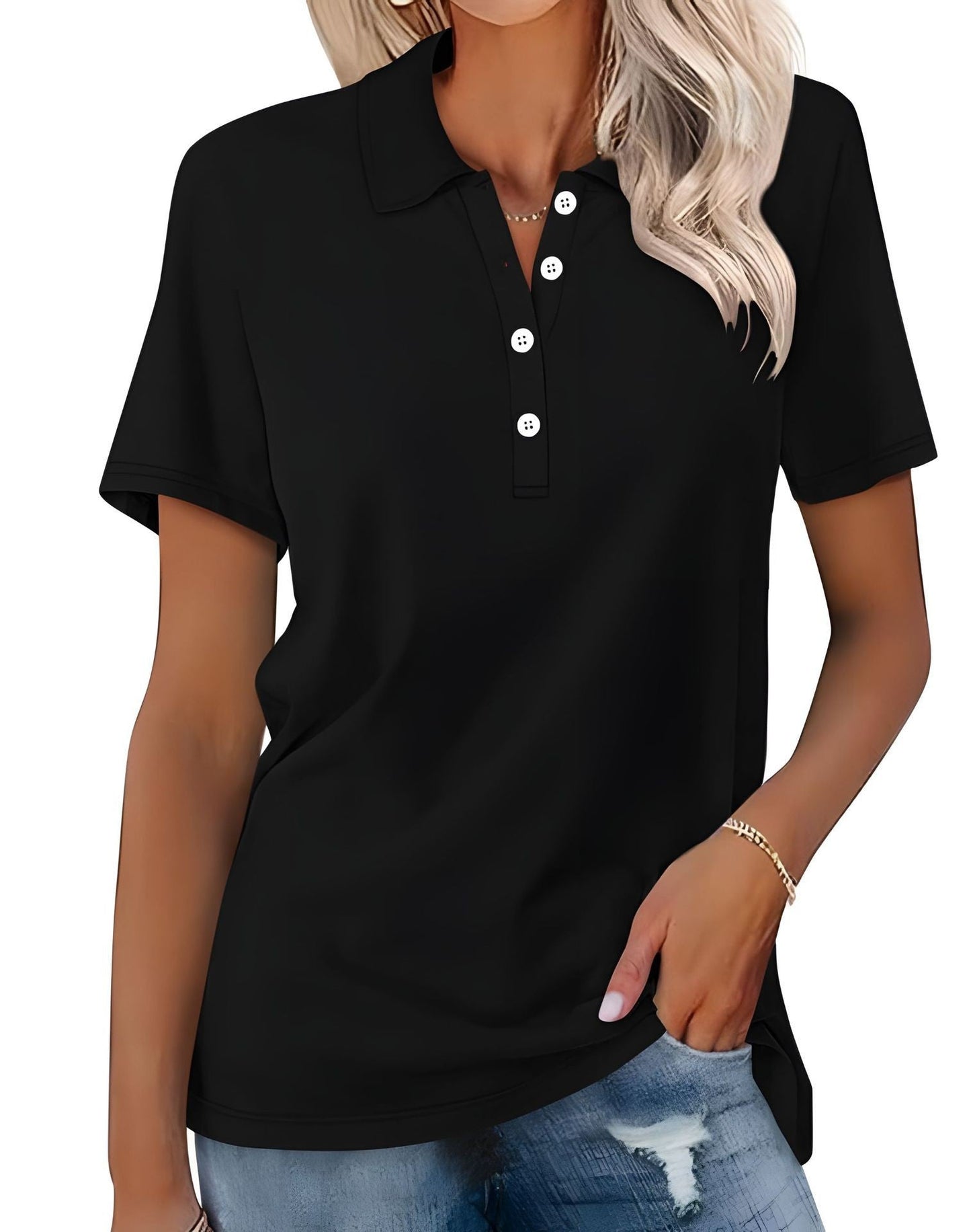 Polo Coton Luxe Naisille - Ajaton - Hengittävä-Kesäasut-EmiyoSuomi