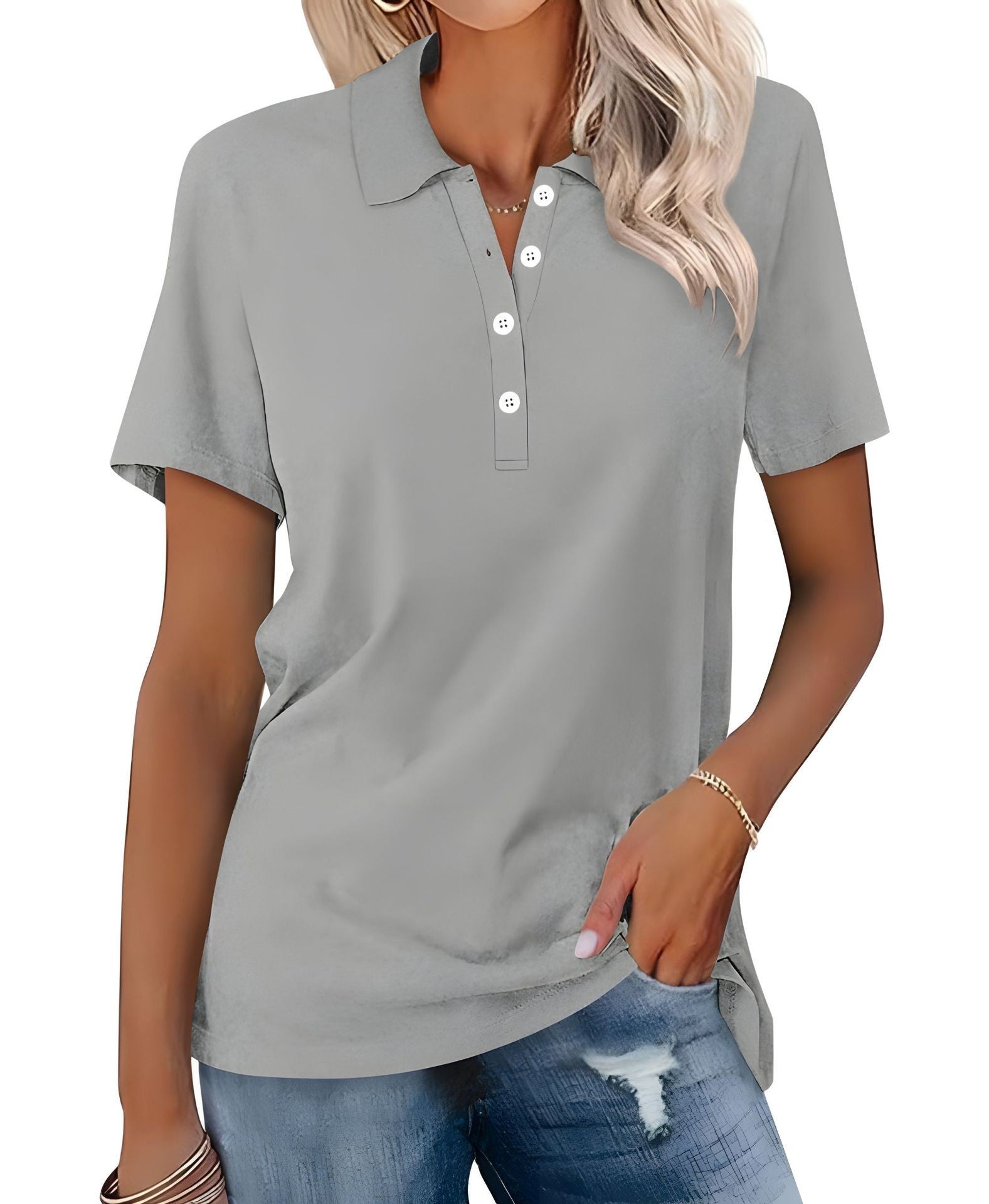 Polo Coton Luxe Naisille - Ajaton - Hengittävä-Kesäasut-EmiyoSuomi