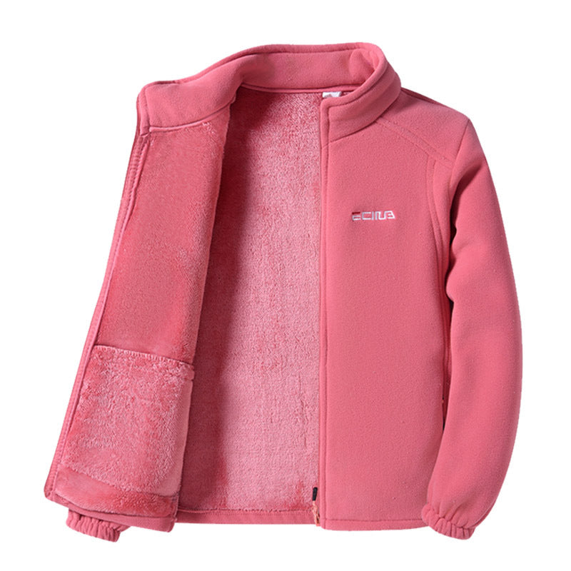 Naisten Fleece-takki | Lämpö, Pehmeä, Kevät-Syksy
