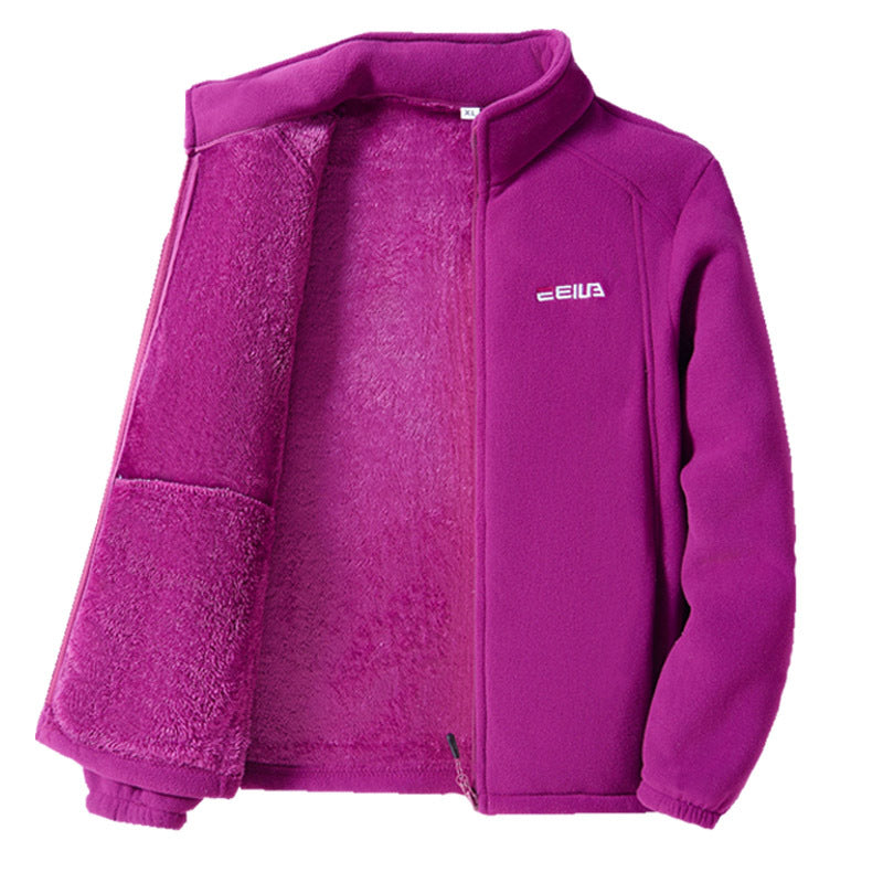 Naisten Fleece-takki | Lämpö, Pehmeä, Kevät-Syksy