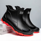 Herren Gummistiefel - Wasserdicht - Rutschfeste Sohlen - Flexibler Einstieg