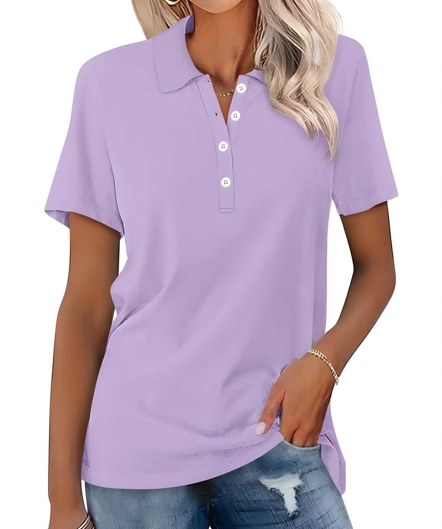 Polo Coton Luxe Naisille - Ajaton - Hengittävä-Kesäasut-EmiyoSuomi