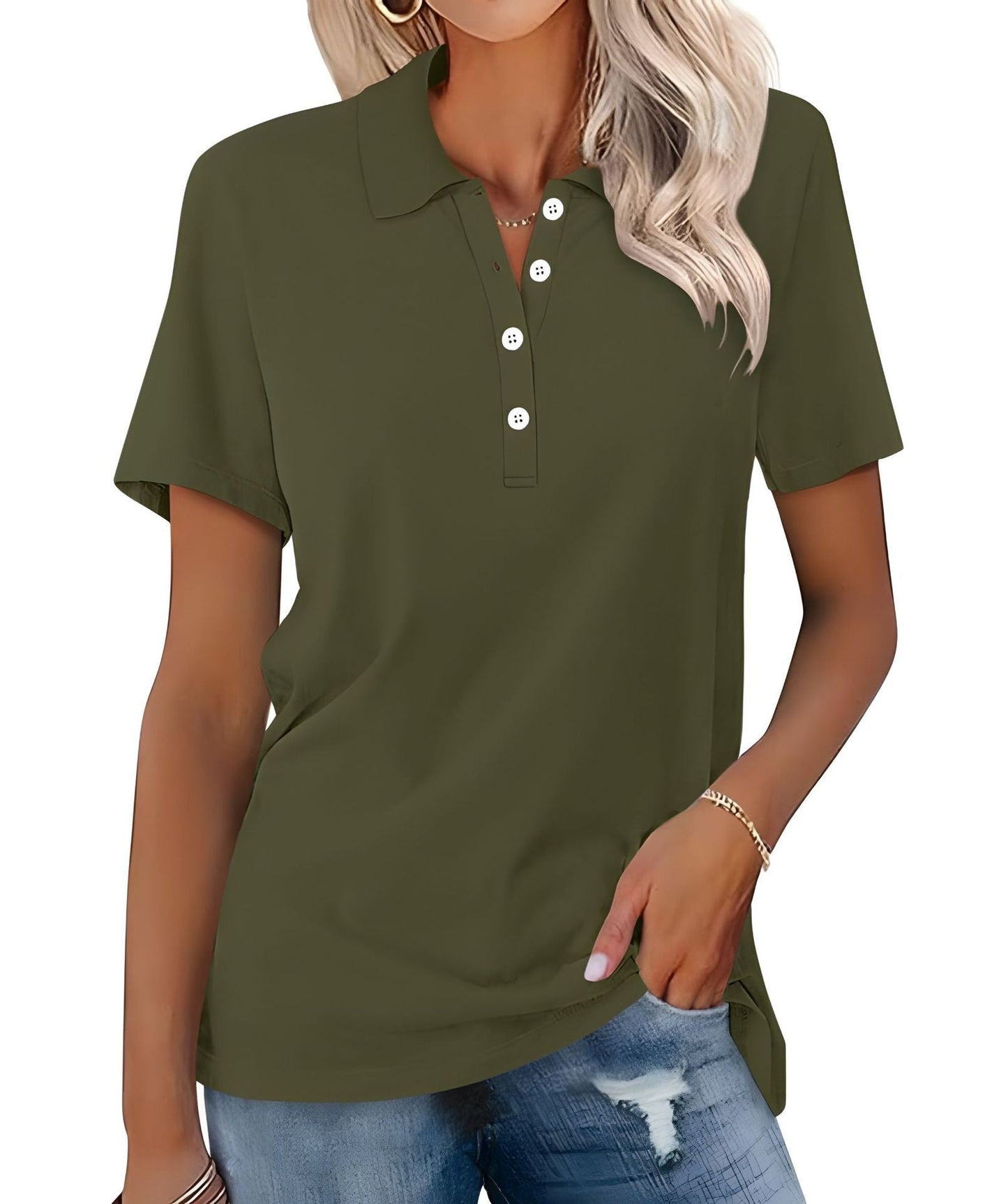 Polo Coton Luxe Naisille - Ajaton - Hengittävä-Kesäasut-EmiyoSuomi