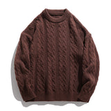 Miesten Neulepaita | Kaapeli Kudos Crewneck | Lämmin
