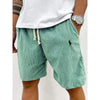 Men's Casual Shorts | Corduroy Fabric, Elastic Waist | Relaxed Fit