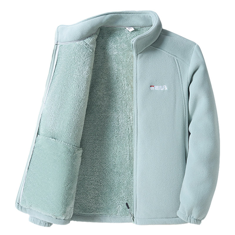 Naisten Fleece-takki | Lämpö, Pehmeä, Kevät-Syksy
