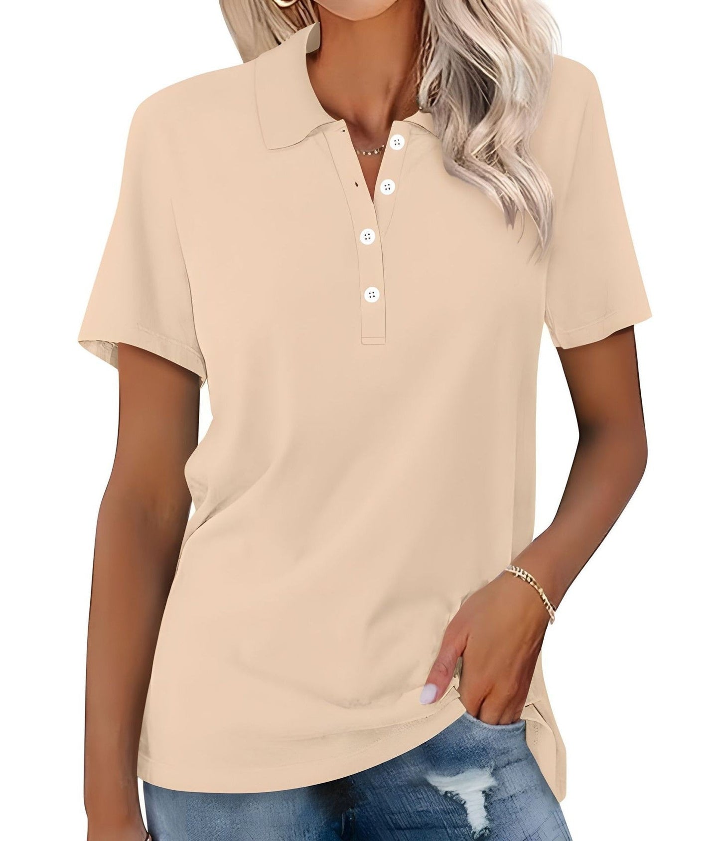 Polo Coton Luxe Naisille - Ajaton - Hengittävä-Kesäasut-EmiyoSuomi