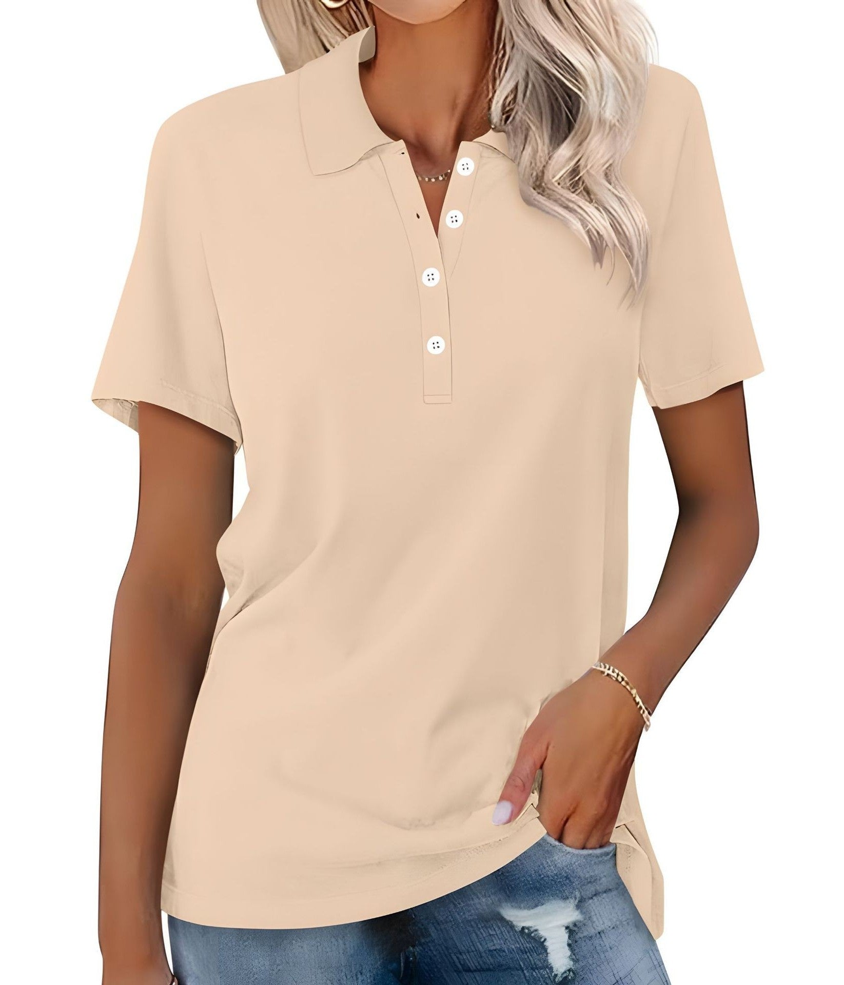 Polo Coton Luxe Naisille - Ajaton - Hengittävä-Kesäasut-EmiyoSuomi