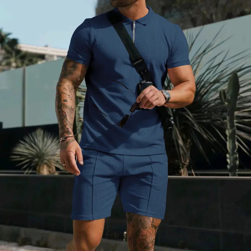 Kilian Polo Vetoketju & Shortsit Setti vivano-warszawa