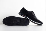 Miesten nahkaloaferit ortopedisillä ominaisuuksilla, slip-on muoto