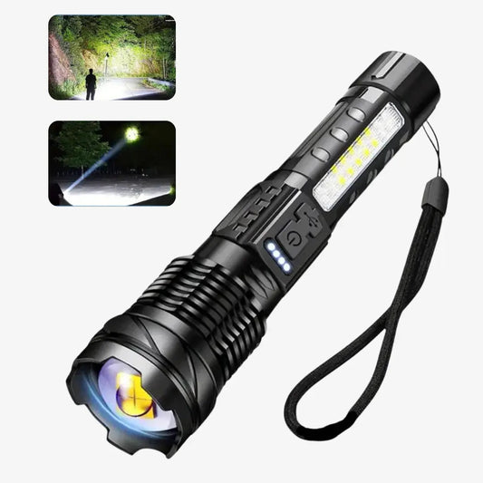 PowerBeam Sotilaslamppu 5000 Lumenia-**PowerBeam Military Torch with 5000 Lumens-EmiyoSuomi