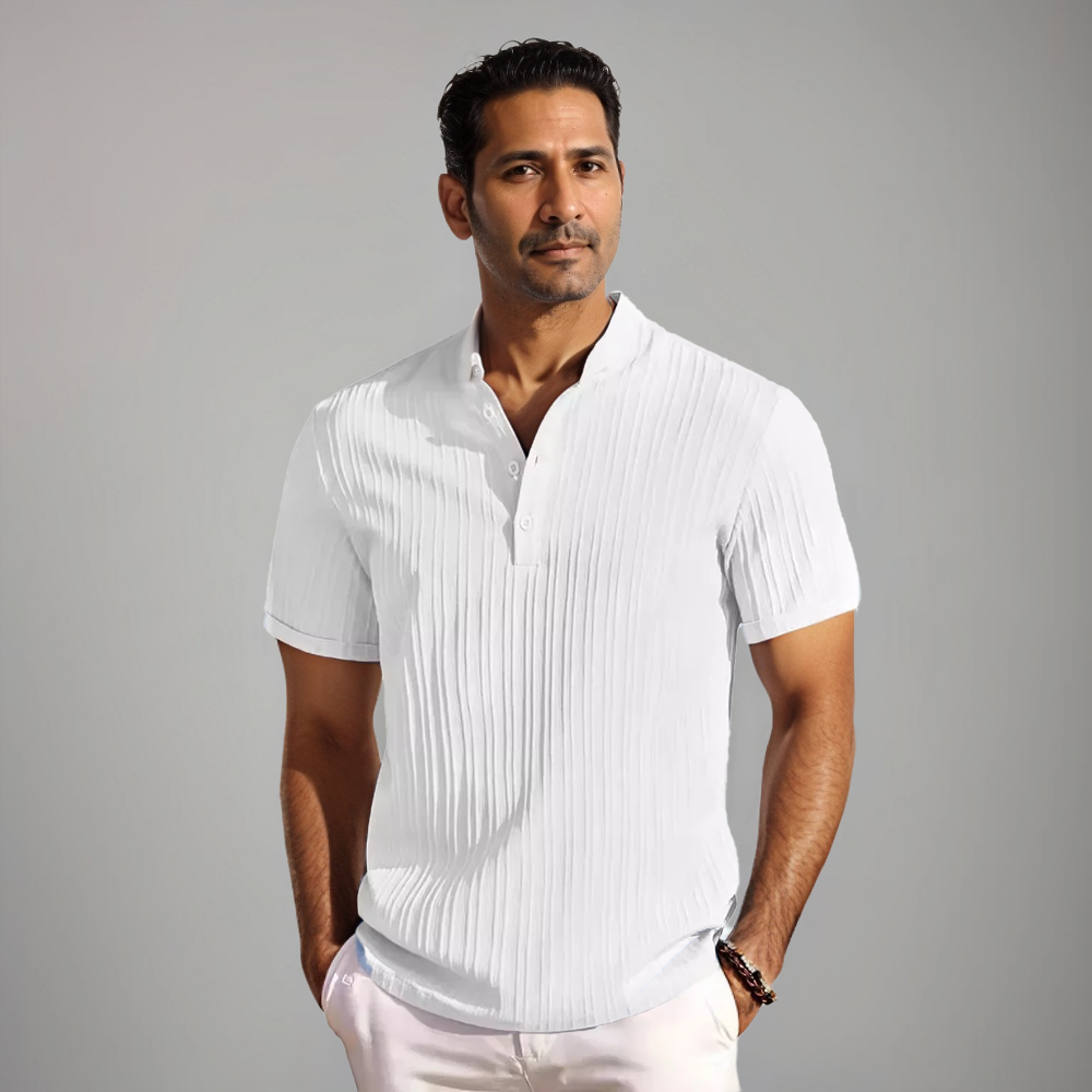 Miesten Polo | Lyhyet Hihat, Napit | Kevyt
