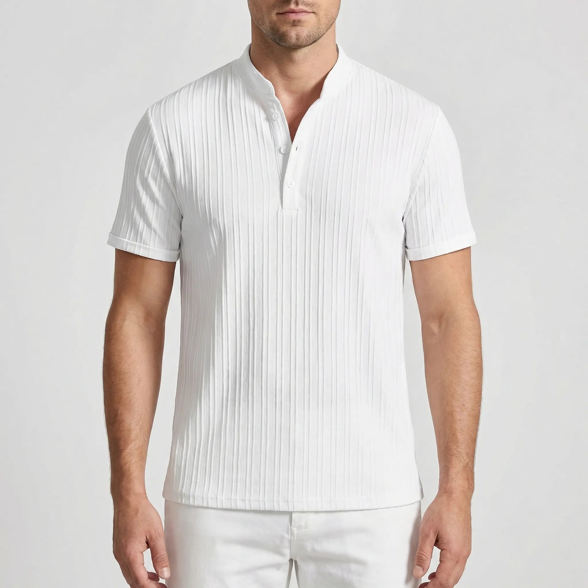 Miesten Polo | Lyhyet Hihat, Napit | Kevyt