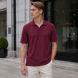 Men's Turtleneck Shirt | White, Short Sleeve | Minimalist